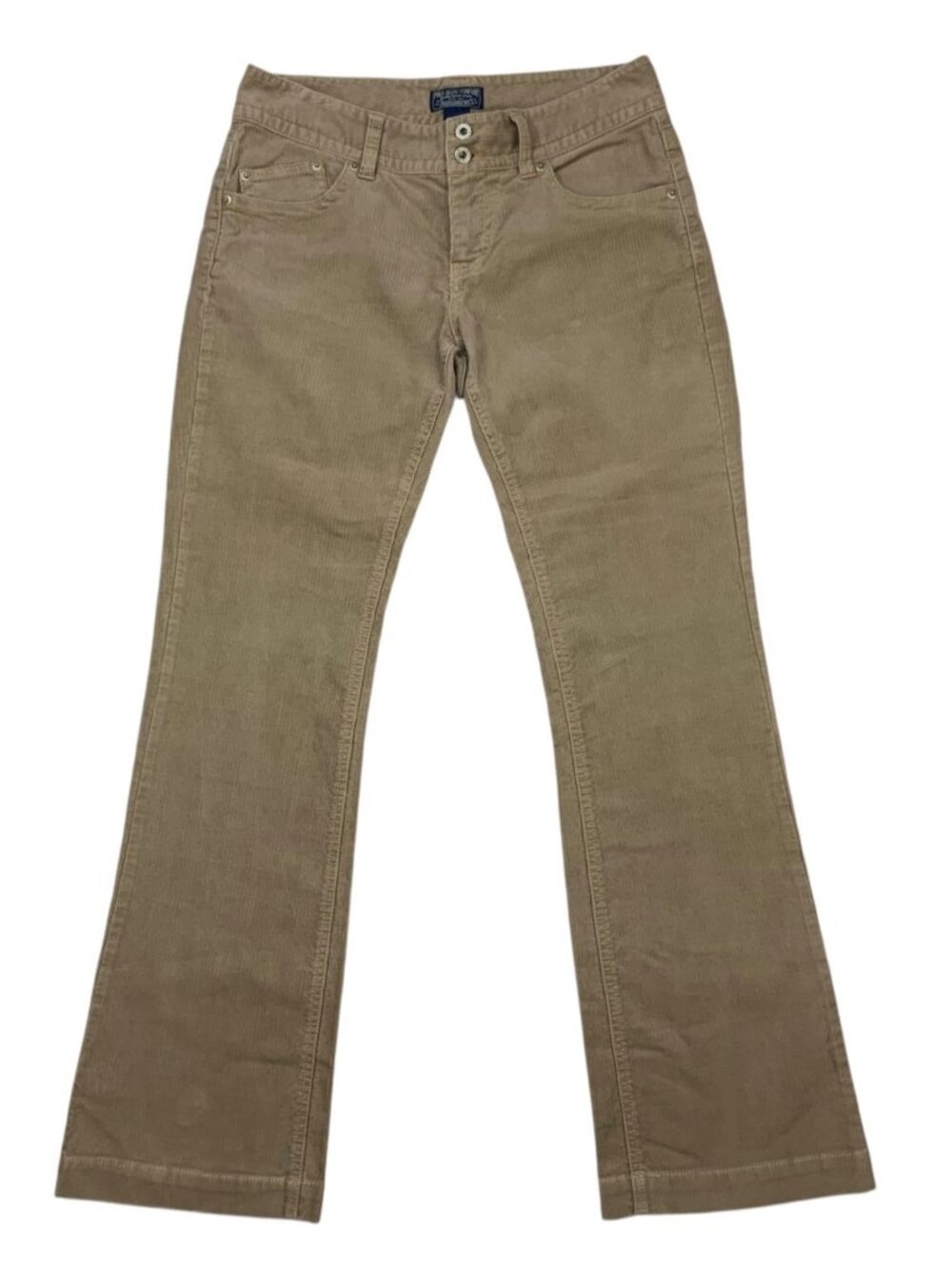 Polo Ralph Lauren Wendy Jean Corduroy Pants 6 Tan Bootcut - Picture 1 of 14